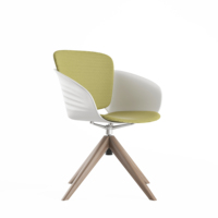 Chaise de conférence KOHO pour salle de réunion, chaise de loisirs BIFMA avec assise et dossier en PP, vente directe d'usine pour projets d'entreprise