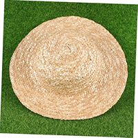 Chapeau de paille Panama pliable unisexe pour le jardinage, le bricolage, la peinture, l'artisanat, la plage, la pêche, les voyages, avec protection solaire UPF50, pour poupées, usage quotidien et décontracté