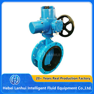 Actionneur électrique pour vanne <span class=keywords><strong>papillon</strong></span> en fonte ductile haute performance LANHUI de 3 pouces pour l'eau/l'huile/le gaz/l'air, modèle DN50-DN300 - Product Image 4