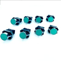 XB2-BA31 1NO1NC Tombol Start Stop Self-reset untuk Pesawat 22mm Sakelar Tombol Instan