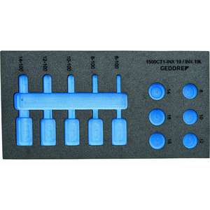 Módulo de herramienta de verificación vacío GEDORE, 19LK - Product Image 1