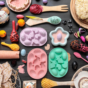 Moule en silicone <span class=keywords><strong>de</strong></span> Pâques 9 trous pour lapin en forme d'oeuf Gâteau au <span class=keywords><strong>chocolat</strong></span> Bonbons Bougie Savon Décoration <span class=keywords><strong>de</strong></span> vacances Outils <span class=keywords><strong>de</strong></span> cuisson pour la <span class=keywords><strong>maison</strong></span> - Product Image 4