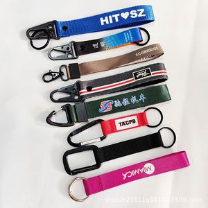 Llavero de mosquetón personalizado con correa de muñeca para llaves, llaveros de pulsera para mujer, correas cortas con hebilla de águila - Product Image 6