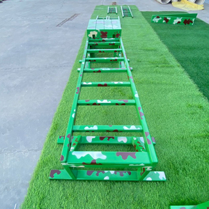 Kit Ostacoli Completo e Resistente 16-in-1 Mimetico per Allenamento, Trave di Equilibrio Pieghevole Ecologica per Esercizi Motori Grossi all'Aperto per Bambini - Product Image 3