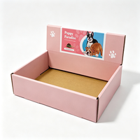 Boîtes de présentation personnalisées pour produits pour animaux de compagnie SHIRUN, présentoirs de comptoir POP, boîtes en carton ondulé, étagères, prêts à la vente en détail, vente en gros