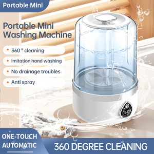 Portable Mini Fully Automatic <b>Washing</b> <b>Machine</b> Wireless Charging for Underwear Pants Socks Car USB Power Source Laundry Cup Wirel - Product Image 4
