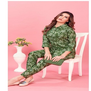 Conjunto de Chanderi de Rayón de Calidad Estándar para Mujer, Uso Diario, con Servicio Personalizado para Exportación - Product Image 1