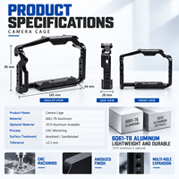 Module d'extension Ayberk pour cage de caméra professionnelle universelle