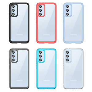 Funda para <span class=keywords><strong>Samsung</strong></span> <span class=keywords><strong>Galaxy</strong></span> A54, carcasa híbrida de TPU de Color caramelo, transparente, parte trasera de PC, 2 en 1, a prueba de golpes, para <span class=keywords><strong>Samsung</strong></span> <span class=keywords><strong>Galaxy</strong></span> A54 <span class=keywords><strong>5G</strong></span> - Product Image 1