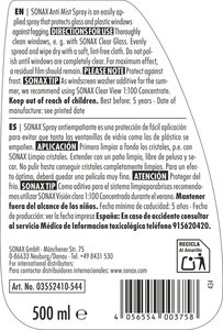 Spray Antivaho de Gran Calidad para Ventanas de Auto 500ml Garantiza una Visión Clara en Todas las Condiciones Climáticas - Product Image 6