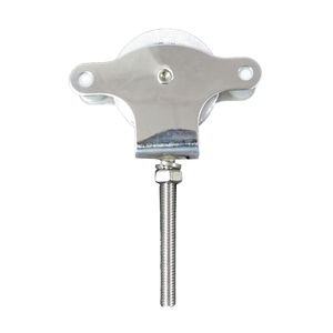 Polea para tendedero de acero inoxidable Wolfpack de 60 mm / Polea metálica con tornillo - Product Image 1