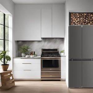 Réfrigérateur-congélateur intelligent OEM d'usine pour la maison, quatre portes, côte à côte, 360L, No Frost, grande capacité - Product Image 6