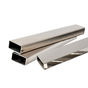 Tube carré <span class=keywords><strong>40x40</strong></span> en acier inoxydable, tuyau rectangulaire en acier inoxydable 1 pouce 50x25, prix du tube carré en acier inoxydable - Product Image 1