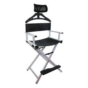 Hochwertiger, professioneller, moderner, faltbarer Massagesessel aus massivem Aluminiumlegierung mit Rückenlehne für Outdoor, Make-up, Freizeit und Premium-Direktoren. - Product Image 2