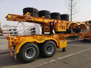 Transportador de contenedores usado, <span class=keywords><strong>3</strong></span> <span class=keywords><strong>ejes</strong></span>, 50T 40 pies, semirremolque - Product Image 3