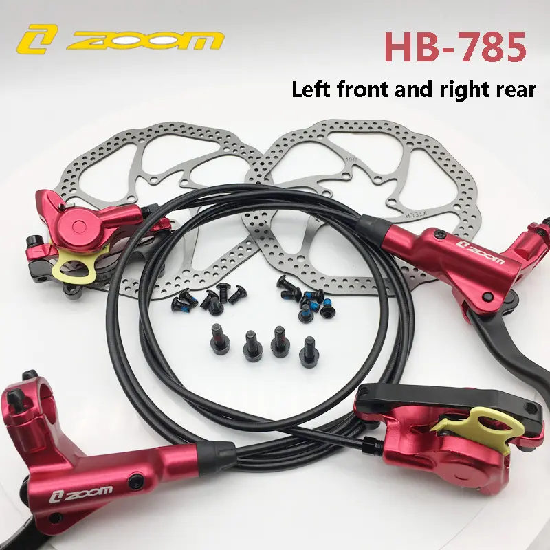 Zoom HB-875 freio a disco hidráulico para bike, freio para bicicleta de montanha mtb melhor que m395 m447 frontal e traseira esquerda