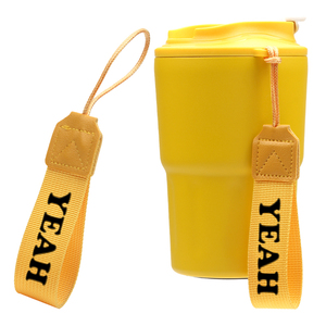 Hot Sale Durable Portable <b>Polyester</b> <b>Lanyard</b> Hand-held Hanging Rope Water Bottle Carrying Strap with Custom Logo Printing - Product Image 1