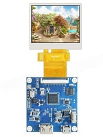 Panel LCD TFT IPS 2-inci dengan Resolusi 480x360 Antarmuka RGB IC Driver ST7701S