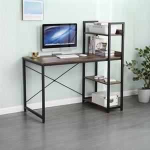 Scrivania per Computer in Metallo CHICON con Copertura Rimovibile, Design Convertibile, Libreria Integrata per Casa, Camera da Letto, Ufficio - Product Image 6