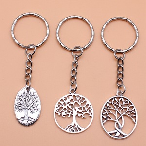 พวงกุญแจสแตนเลสสตีลรูปต้นไม้แห่งชีวิต 3 ชิ้น/ชุด พิมพ์ตัวอักษรแบบ Letterpress คุณภาพสูง ของขวัญส่วนตัว - Product Image 5
