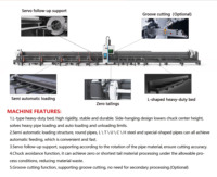 Machine de découpe laser à fibre CNC 1500W semi-automatique à chargement frontal en L, robuste, sans déchets, pour acier inoxydable