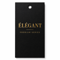 Étiquettes suspendues personnalisées avec logo, finition mate gaufrée, marquage à chaud, étiquettes de marque, cartes de visite, étiquettes suspendues gaufrées