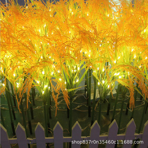 LED <b>Rose</b> Wheat Ear Rice Decoration <b>Lighting</b> 2700K Warm White For Park Garden Decor - Product Image 1