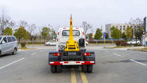 Trung Quốc foton 4*2 móc xe tải rác <span class=keywords><strong>4cbm</strong></span> hộp yuchai 125hp nhà máy vận chuyển - Product Image 4