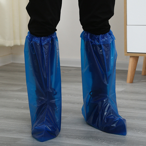 Sarung <span class=keywords><strong>Boot</strong></span> hujan sekali pakai plastik tebal awet Harga kompetitif penutup sepatu PE - Product Image 3