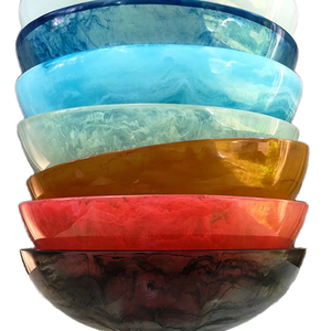 Bol en résine multicolore fait à la main le plus vendu Design aspect marbre Meilleur prix Fabriqué en Inde - Product Image 1