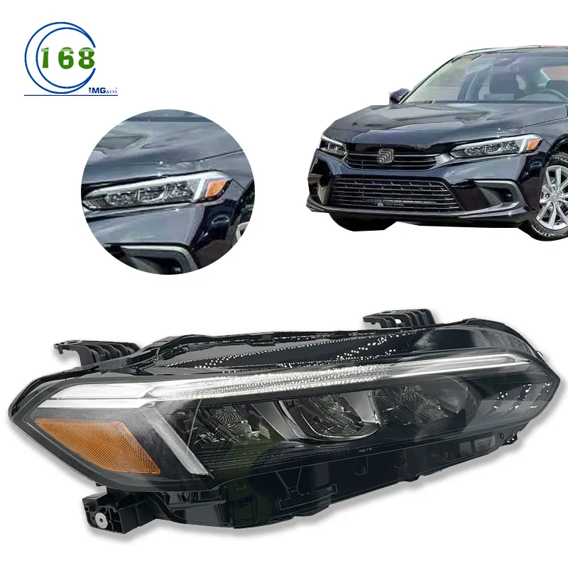 Original American Yellow version High quality auto headlights suitable 33100-T31-H52 33150-T31-H52 for Honda Civic 2022