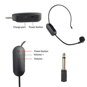 Microphone sans fil de qualité d'approvisionnement d'usine professionnel pour guide touristique <span class=keywords><strong>casque</strong></span> de microphone sans fil pour l'enseignement en direct - Product Image 1