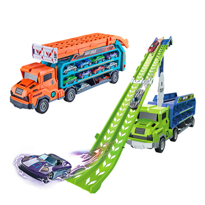 Ma Sát Bị Biế<span class=keywords><strong>n</strong></span> Dạng Nhựa Trượt Xe Tải Theo Dõi Đường Sắt Trượt Xe Đồ Chơi Cho Trẻ Em - Product Image 1