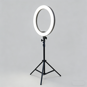 Luce LED Video da 14 Pollici con Treppiede, Alimentazione CA, Controllo Cablato, Luminosità e Temperatura Colore Regolabili, Luce di Riempimento per Trucco e <span class=keywords><strong>YouTube</strong></span> - Product Image 2
