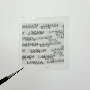 Technologie anti-contrefaçon de pointe, autocollant de marque anti-contrefaçon Micron, étiquette imperméable, véritable autocollant de sécurité nano 3D - Product Image 6