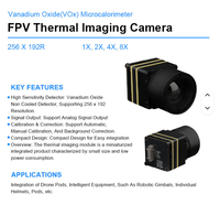Caméra thermique de drone CSD F256, module d'imagerie thermique 256x192, mini caméra thermique, garantie 1 an, enregistrement vidéo pour ligne électrique