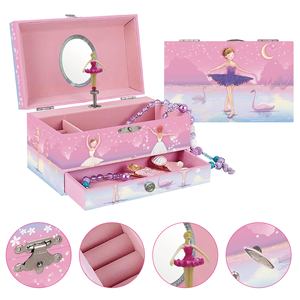 Caja Musical Rectangular con Cajones <span class=keywords><strong>de</strong></span> <span class=keywords><strong>Ballet</strong></span> Jakos, Muñeca Bailarina para Niña, Decoración del Hogar, Regalo, Almacenamiento <span class=keywords><strong>de</strong></span> Fábrica, Música Festiva - Product Image 3