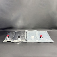 Sac à vin en plastique transparent en aluminium avec valve Vitop Fexitap, sac BIB en aluminium avec valve, 1L 2L 3L 4L 5L