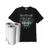 Papier de sublimation YinMeiDa haute vitesse blanc 29 g/m² 44 pouces, qualité industrielle pour impression par transfert thermique continu sur textile