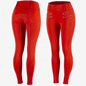 Leggings de Equitación para Mujer, Cintura Alta, Pantalones de Yoga, para Entrenamiento, Running, Deportes, Gimnasio, con Bolsillos, Spandex/Poliéster, Secado Rápido - Product Image 3