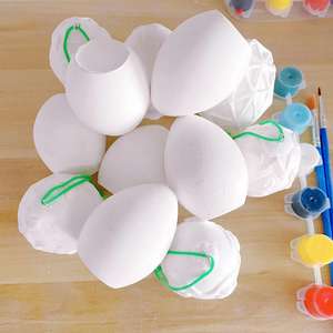 Oeuf de Pâques transfrontalier bricolage planche à <span class=keywords><strong>dessin</strong></span> plastique ABS personnalisable peinture pour enfants coloriage poussin lapin décoration suspendue - Product Image 1