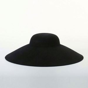 Ladies Wide Brim Wool Fedora Hat - Product Image 5
