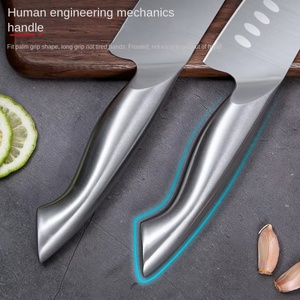 6 Pieces Kitchen <b>Knives</b> Stainless Steel Hollow Handle Chef Kitchen <b>Knife</b> <b>Set</b> - Product Image 2