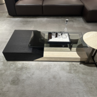 Meubles de Salon, Bois, Multifonctionnel, Marbre, Collection Moderne Minimaliste Italienne, Table Basse