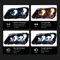 Veidt pour BMW X3 F25 10-13, phare à LED modifié de style flèche bicolore, ensemble de phares à LED