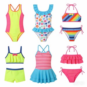 Produttore di <span class=keywords><strong>Costumi</strong></span> da Bagno Personalizzati per Bambine UPF 50, Abbigliamento da Spiaggia Sostenibile, Costume da Bagno Repreve per Bambini - Product Image 1
