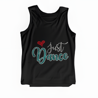Design personnalisé Just Dance, transfert thermique, transfert de strass pour t-shirt