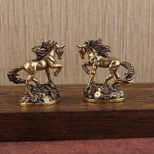 ม้าทองแดงประจำราศี ดึงดูดความมั่งคั่งและปกป้องบ้าน ของตกแต่งบ้าน เสริมโชคลาภและความสำเร็จทันที ของประดับตกแต่งตรุษจีน - Product Image 1