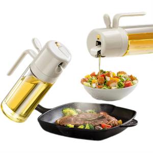 Vendita calda 550ml 2-in-1 <span class=keywords><strong>olio</strong></span> di vetro da cucina Mister bottiglia Spray <span class=keywords><strong>per</strong></span> cottura BBQ distributore di Olive cucina <span class=keywords><strong>friggitrice</strong></span> <span class=keywords><strong>ad</strong></span> <span class=keywords><strong>aria</strong></span> - Product Image 1