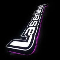 Letras de Canal LED Acrílicas 3D Personalizadas de Fabricante Confiable GFace, Letreros Exteriores Resistentes a la Intemperie con Iluminación Frontal para Marca Minorista